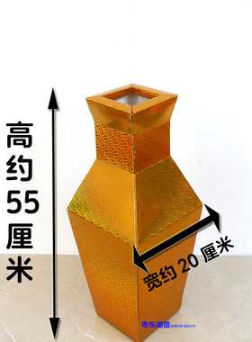 卡纸折塔花瓶潮汕中秋拜月娘