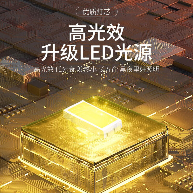 Magic Iron Solar Searchlight Outdoor Home Rechargeable Flashlight Construction Site Lighting Street Stall Light LED Emergency Projection