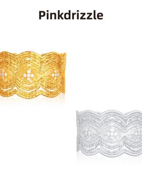 布鲁日蕾丝手镯轻奢重工设计感