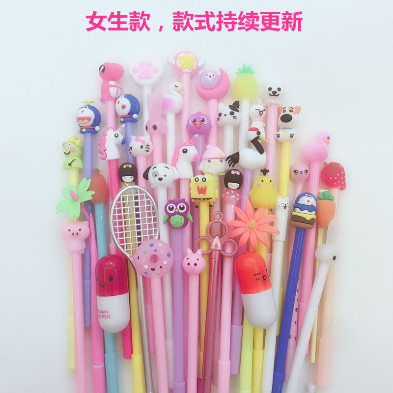 摩易可擦创意小清新可爱卡通可擦笔全针管笔尖小学生书写用品包邮 - 图2