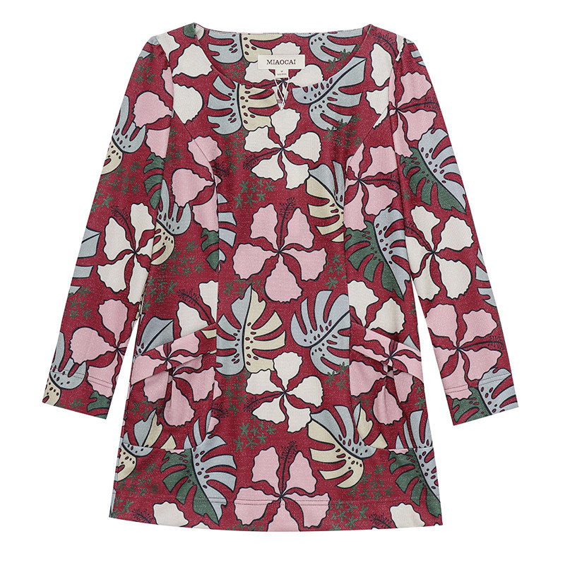 妙采旗舰店新款针织衫妈妈装衬衣 妙采中老年女装