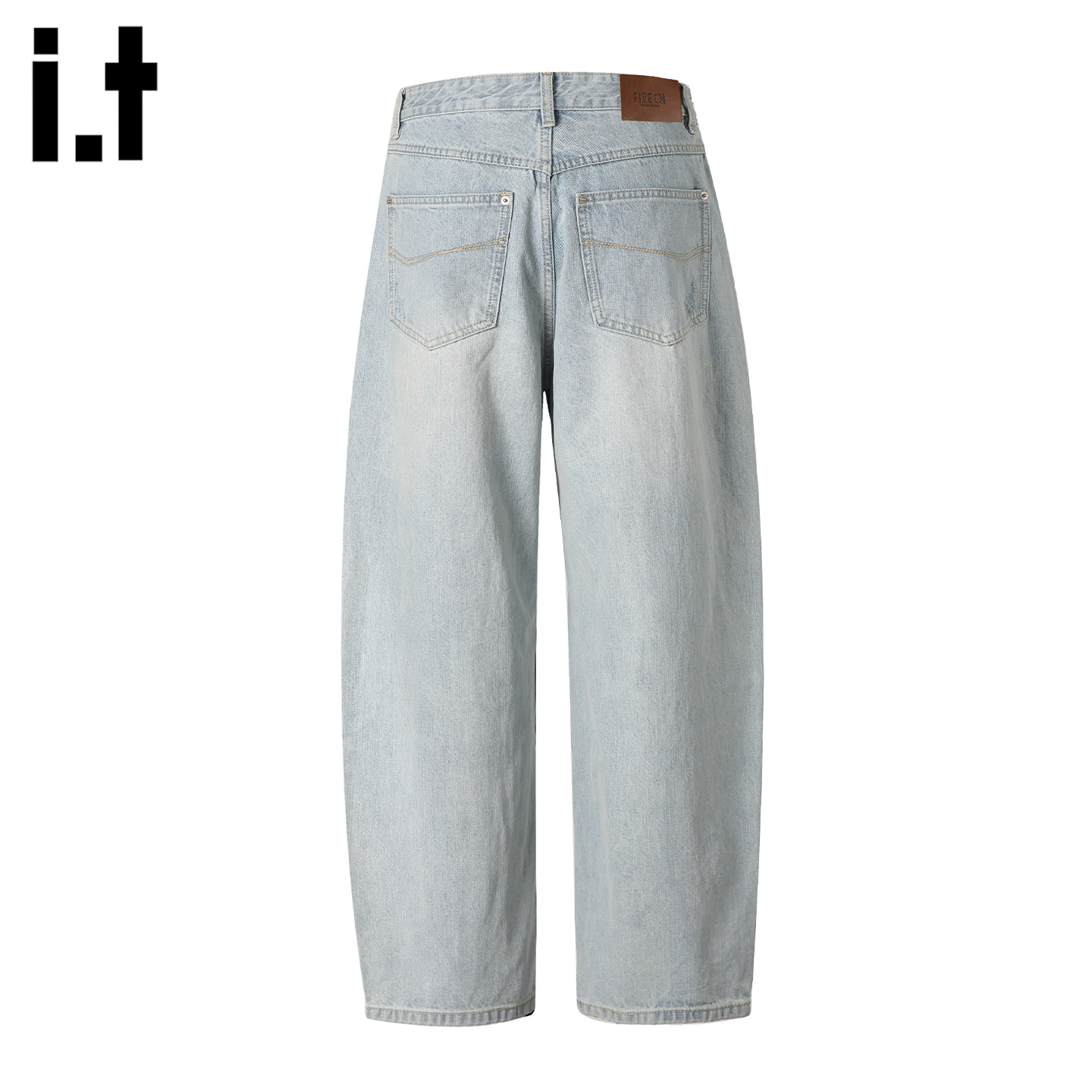 it :5cm/FIVECM2026新款男装宽松直筒牛仔长裤美式复古水洗休闲裤,淘宝优惠券,粉丝福利购,淘宝优惠卷