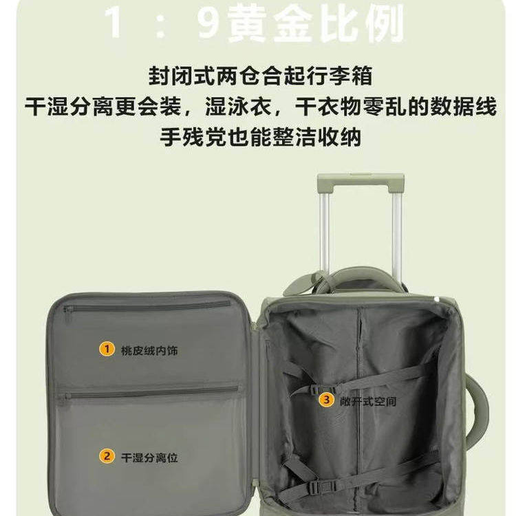 品牌行李箱超轻便20寸旅行箱24寸拉杆箱尼龙防水布箱子密码箱皮箱,淘宝优惠券,粉丝福利购,淘宝优惠卷