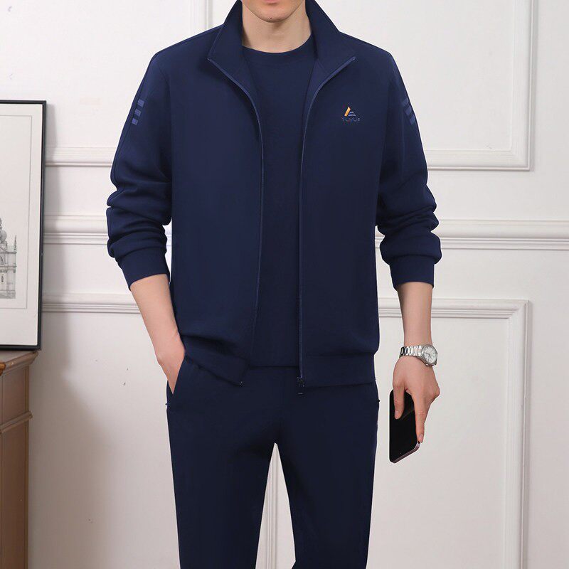 Official Mynex middle-aged and elderly sports suits men's 2026 spring and autumn casual 50 and 60-year-old middle-aged men's sportswear
