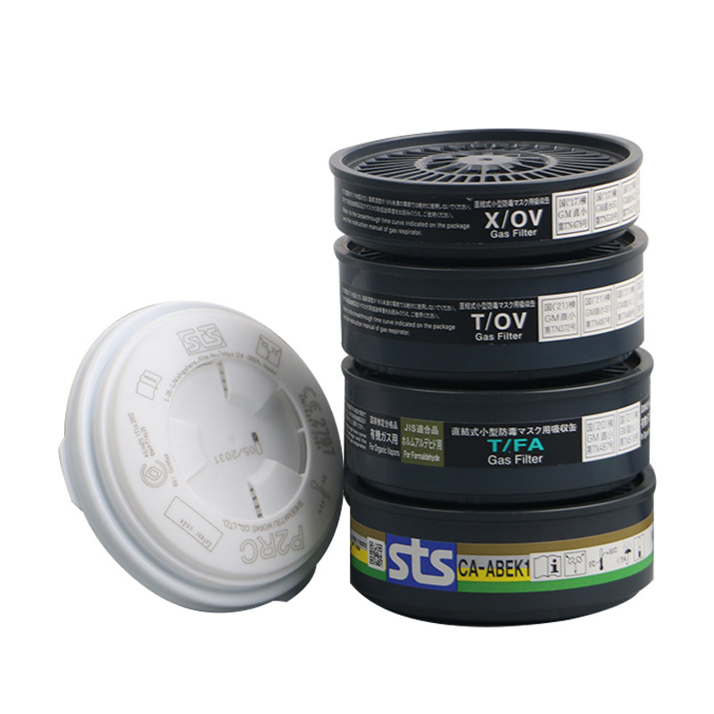 日本重松TW滤毒盒T/OV/AG X1 T2 T/OV X/OV T/FA CCA-104 CA-ABEK - 图2
