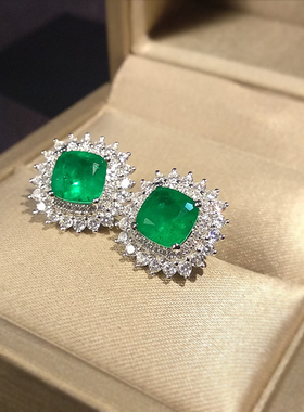 高级感仿真进口925纯银耳环项链