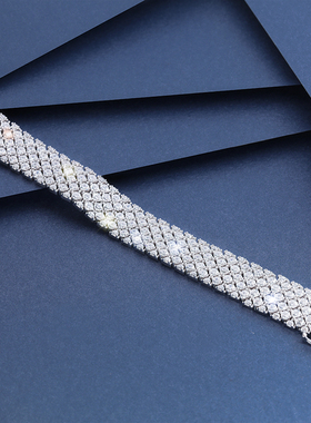 高级感进口仿真莫桑钻女925纯银