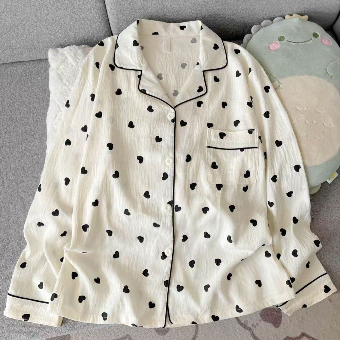 2025春秋款开衫云朵棉卡通睡衣套装长袖长裤可爱宽松休闲家居服秋,淘宝优惠券,粉丝福利购,淘宝优惠卷