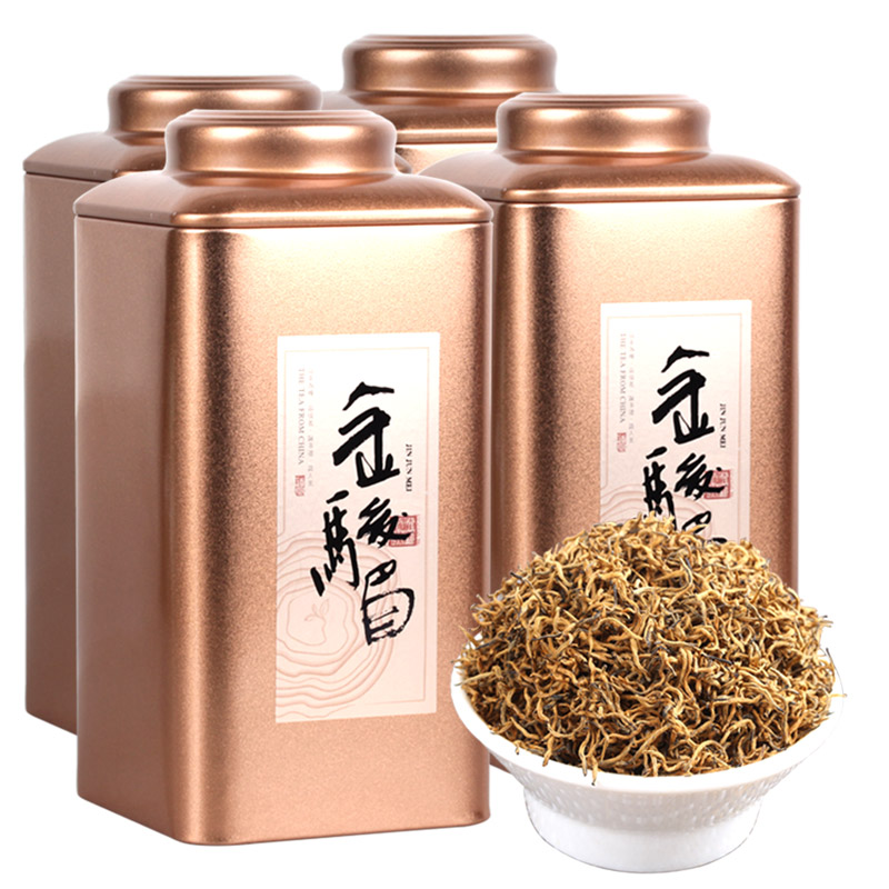 侗之韵送礼全黄芽金骏眉500g铁罐装高山茶叶广西柳州三江红茶蜜香