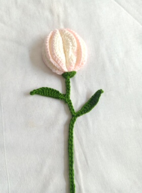 DIY手钩毛线花朵服装配件胸花