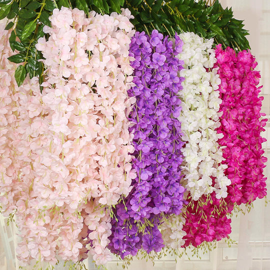 Имитация цветов глицинии, регистрация и фотосъемка интернет-знаменитостей, ландшафтный дизайн