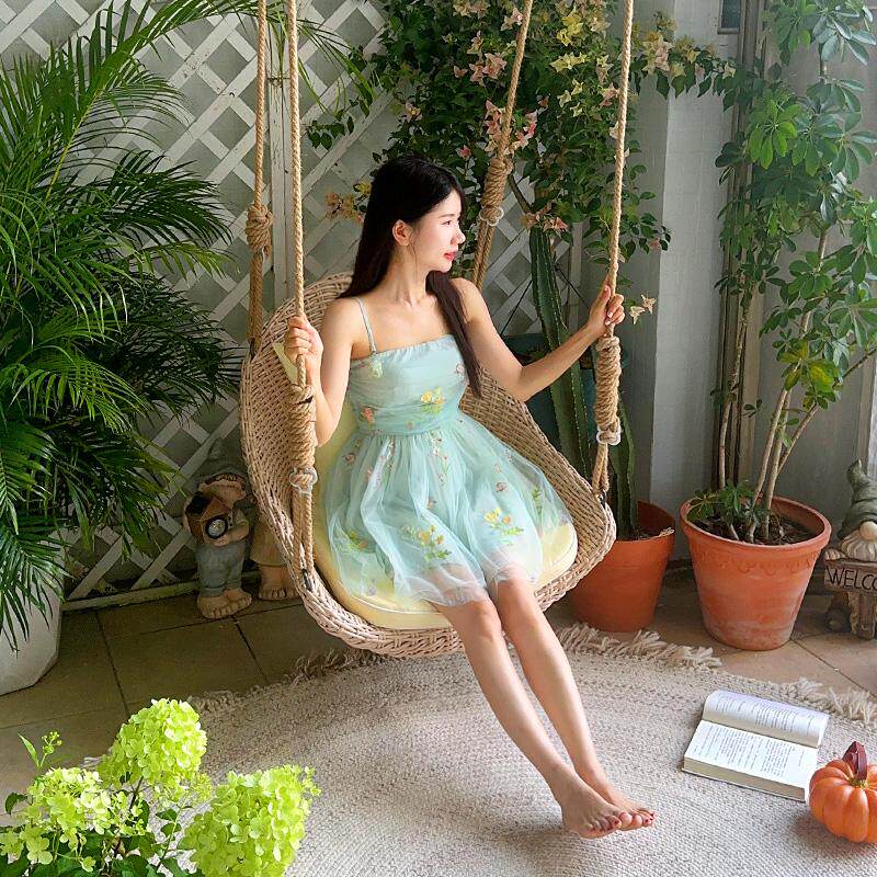 阳台秋千吊椅悬挂室内家用儿童摇椅户外庭院编藤吊篮成人吊顶吊床,淘宝优惠券,粉丝福利购,淘宝优惠卷