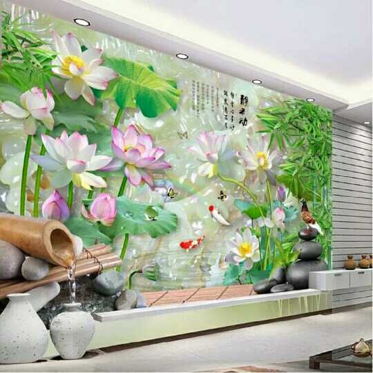 中式風水畫壁紙 新人首單立減十元 21年9月 淘寶海外