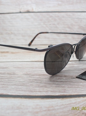 外贸单复古金属猫眼眉款男女可配近视高清太阳眼镜墨镜枪灰色344