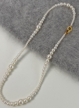 人造水晶珍珠女渐变珍珠