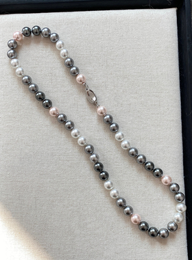 轻奢设计感小众秋冬毛衣链女