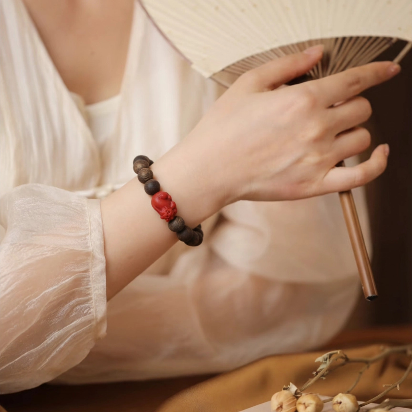 原矿南红貔貅沉香手串五行补木火马年红色本命年男女吉祥佛珠手链,淘宝优惠券,粉丝福利购,淘宝优惠卷