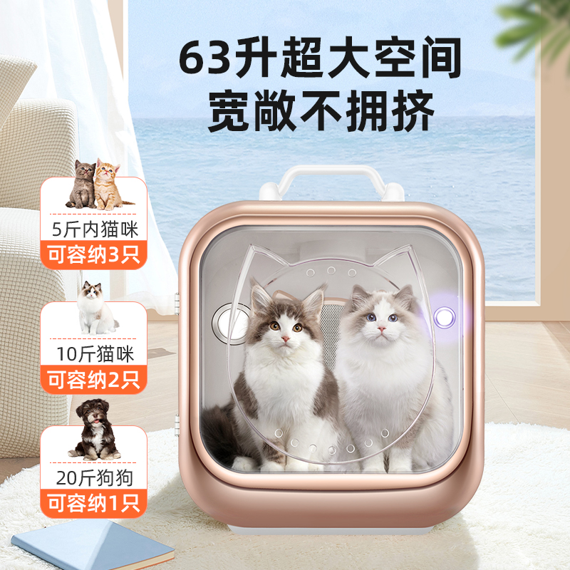 猫咪烘干箱用品智能洗澡全自动家用小型静音吹风机狗狗烘干机宠物