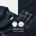 Red bean nam đồ ngủ cotton mui xe quần dài tay thanh niên có thể mặc rộng rãi mùa xuân và mùa thu phù hợp với dịch vụ nhà - Giống cái đầm ngủ dễ thương Giống cái