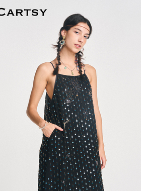 MICartsy秋冬节日系列银色手工编珠命运之轮小蛇戒指