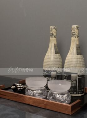 WU 物兮物 老钱风样板间售楼厨房摆件酒吧台调酒主题摆件软装饰品