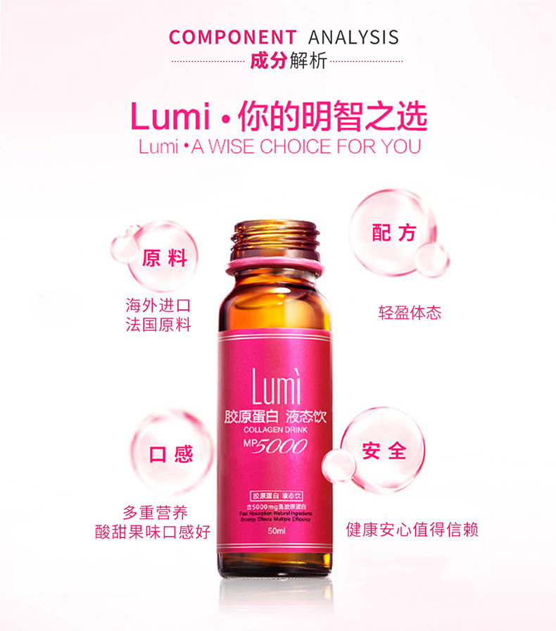 lumi胶原蛋白态饮进口口服口服液 Lumi胶原蛋白