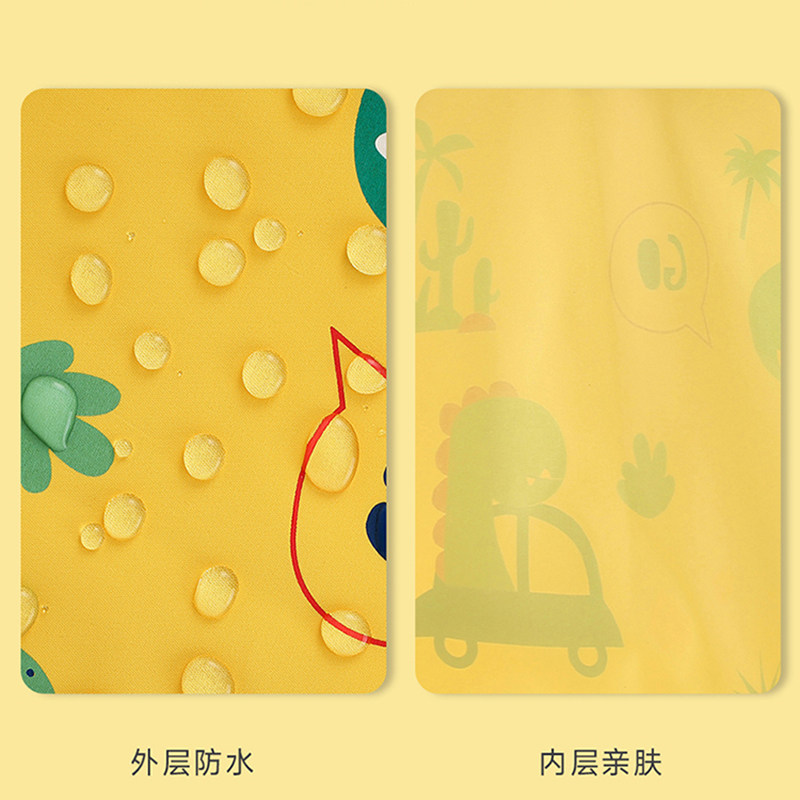 儿童绘画围裙画画罩衣防水防脏女宝宝美术反穿护衣幼儿园吃饭围兜,淘宝优惠券,粉丝福利购,淘宝优惠卷