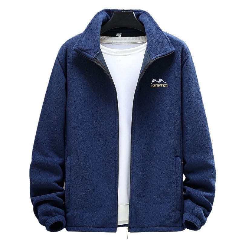 摇粒绒外套男2025秋冬季新款加绒加厚保暖抓绒卫衣中老年开衫夹克,淘宝优惠券,粉丝福利购,淘宝优惠卷