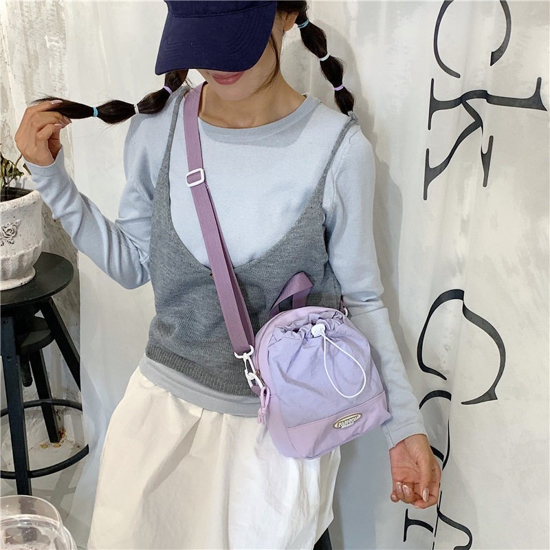2026 New Mobile Phone Water Cup Bag Women's Simple Small Fresh Lightweight Sports Crossbody Bag Travel Casual Shoulder Bag