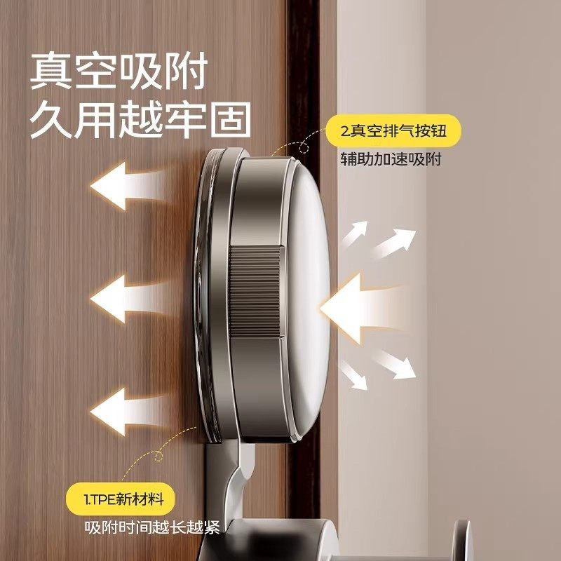 吸盘门后挂钩免打孔强力承重挂衣钩卧室门衣帽挂包收纳挂架晾晒绳,淘宝优惠券,粉丝福利购,淘宝优惠卷