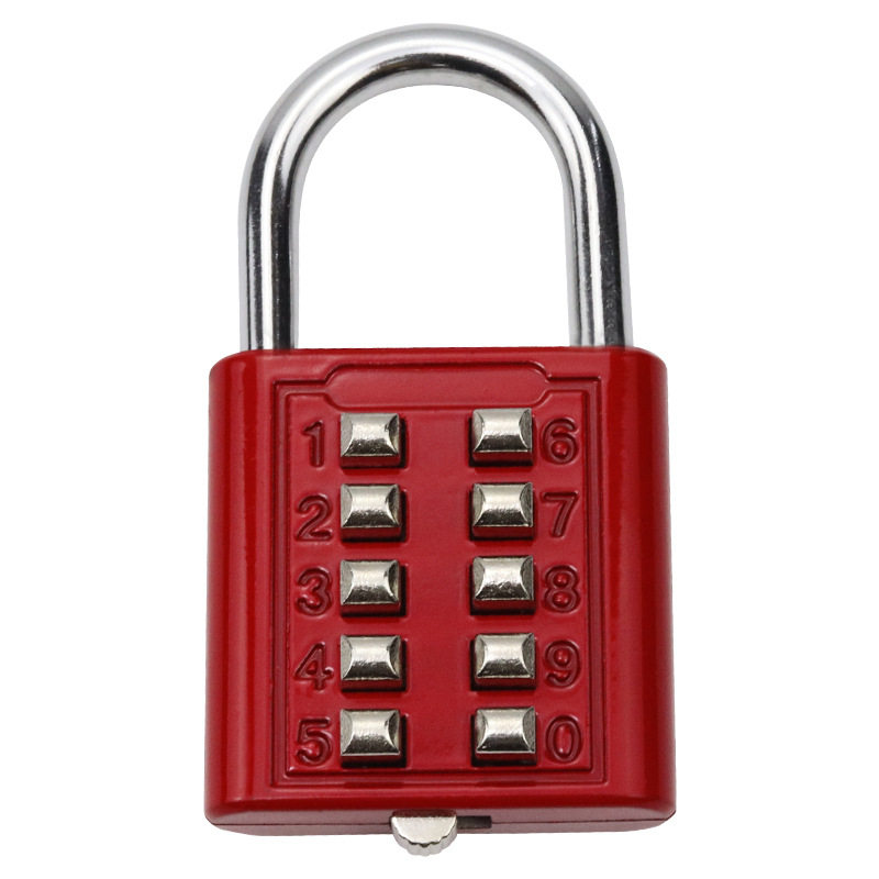 按键固定密码锁健身房行李箱包更衣柜子锁头防盗挂锁小锁抽屉锁具,淘宝优惠券,粉丝福利购,淘宝优惠卷