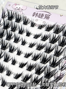 拿捏钓系小猫眼妆！波斯猫假睫毛