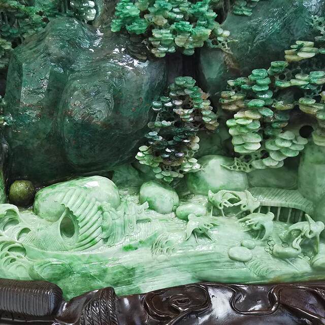 Natural jade, Dushan jade ornaments, jade carvings, bright future, collection of home and living room cultural toys, decorations and gifts