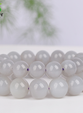 和田玉手串烟紫色手链