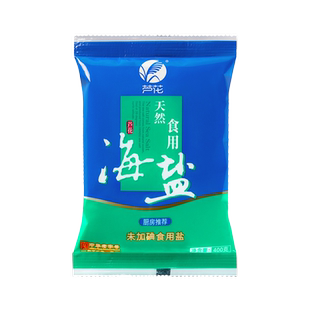 芦花天然食用海盐400g*7袋