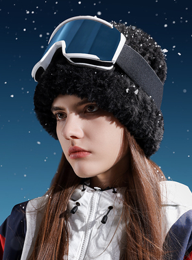 golovejoy滑雪帽女冬季保暖防风