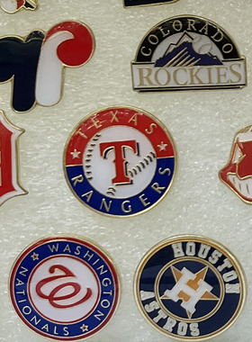 MLB周边 美国职业棒球大联盟 球队队标纽基洋波士顿套装徽章胸章