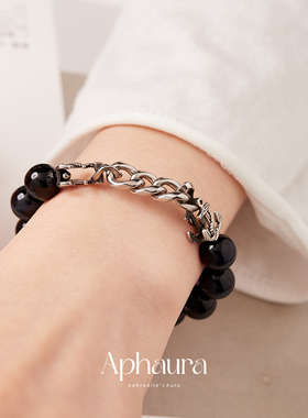 Aphaura蓝虎眼石原创手链礼物