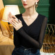 ເສື້ອຍືດຄໍ V-neck ສໍາລັບແມ່ຍິງ, ກະທັດຮັດ, niche ແລະ sexy