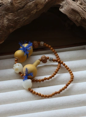 天然生长小葫芦手串女生小手手链