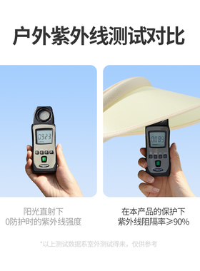 空顶太阳帽女士夏季防紫外线