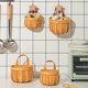 Kitchen storage basket ginger and garlic storage basket wall-mounted basket