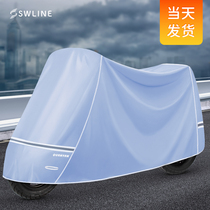 Electric Car Anti-Rain Hood Hood Car Hood Sunscreen Anti-Dust Waterproof Electric Bottle Car Shade Thicken Motorcycle Full Hood Cover