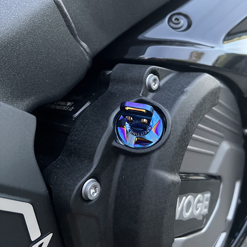 适用张雪机车500RR 500F改装机油防盗螺丝盖机油尺机油盖防撬配件,淘宝优惠券,粉丝福利购,淘宝优惠卷