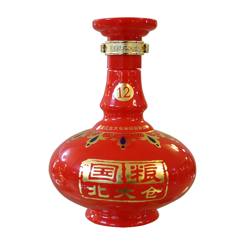 北大仓酒 国粮年份酒-拾贰 42度浓香白酒 500ml*4瓶 婚庆喜宴
