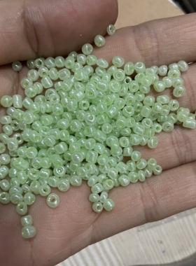 diy手工辅料绿色珠子