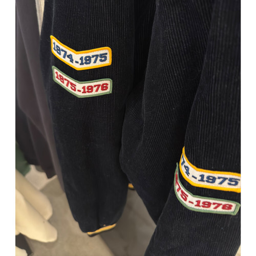 柜799！秋冬新品ZA男装学院风拼接补丁饰灯芯绒夹克外套 6318414 - 图2