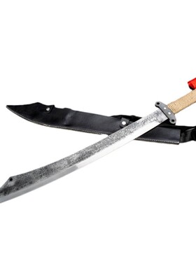 龙泉刀剑红军抗日大刀武器红军刀PU高锰钢一体锻打冷兵器未开刃