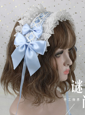 洛丽塔日常甜美风天使柄发带包邮