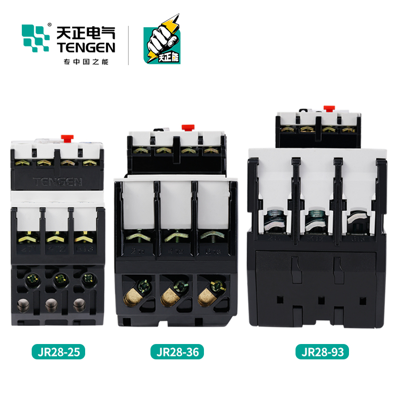 天正JR28热继电器电动机过载断相保护继电器NR2三相JRS1D-25A 380 - 图1